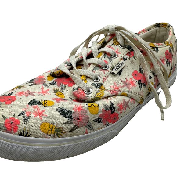 Vans Women's Tropical Shoes with Pineapples Size 9.5 - Picture 2 of 7